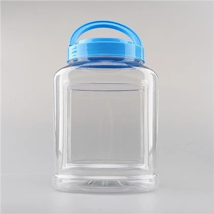 Frascos planos de plástico de 1000 ml