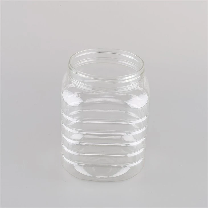1100ml Plastic Square Jars With Green Lids quotation