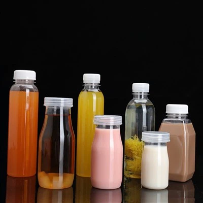 Recipientes plásticos para bebidas com tampas