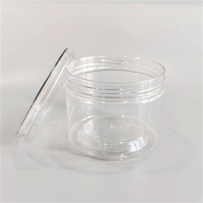 Frascos de creme de plástico de 8 onças com tampa